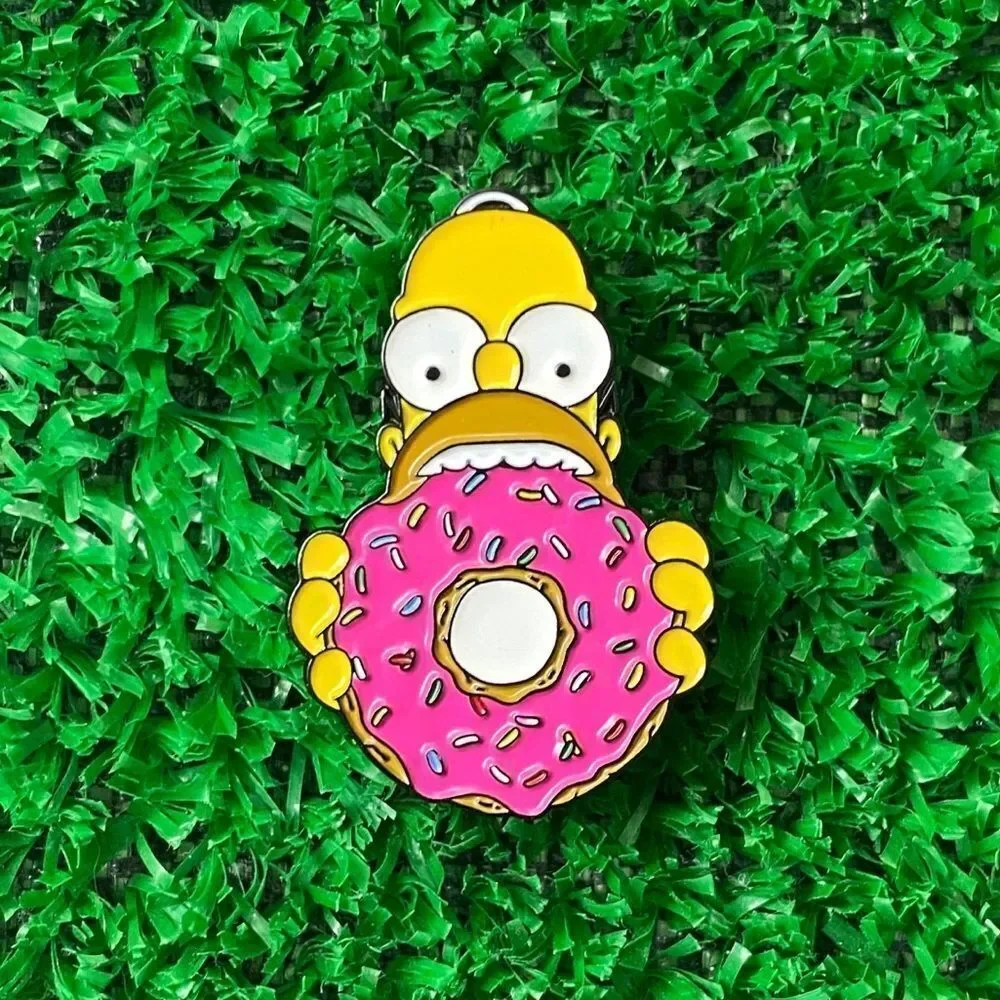 Homer Pink Doughnut Enamel Pin/ Brooch